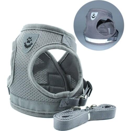 The New Pet Chest Strap Undershirt Dog Leash Reflective Breathable Dog Rope Pet Supplies