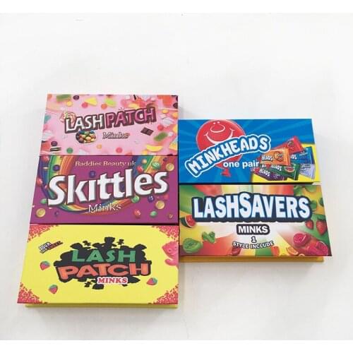 Wholesale Eyelash Packaging Box Halloween Lash Boxes For 3D 5D Mink Eyelashes Empty Lashes Case