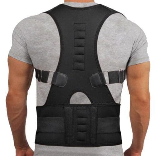 Adjustable Back Therapy Shoulder Magnetic Orthopedic Posture Braces Comfortable Breathable Lumbar Support Unsex