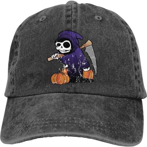 Retro Vintage Grunge Style Halloween Baseball Cap cowboy hat Peaked cap Cowboy Bebop Hats Men and women hats