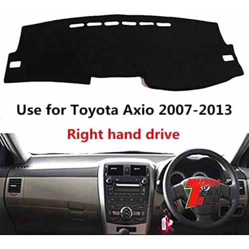 TAIJS Fashion Style Right Hand Drive Cloth Bottom Car Dashboard Cover Carpet Fit for TOYOTA AXIO 2007-2013