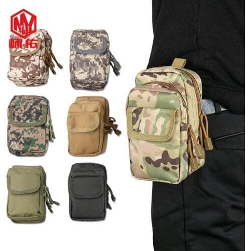 Outdoor Sports Tactical X-2 Waist Bag Molle Accessory Bag Leisure Sports EDC Durable Belt Nylon Bag