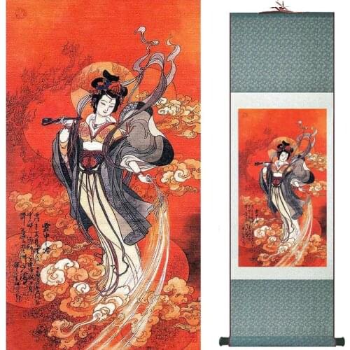 Traditional Chinese art painting Silk scroll painting Chinese wash painting 2019073105