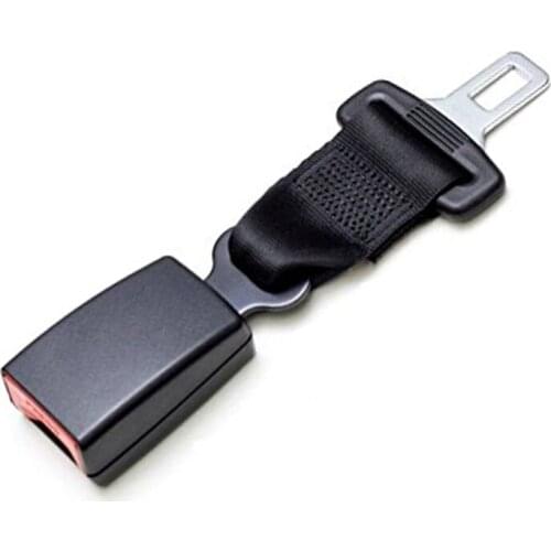 Universal 21CM Safe Certification Car Seat Belt Extender Automotive Seatbelts Extension Safety Belts Clip Extenders Black
