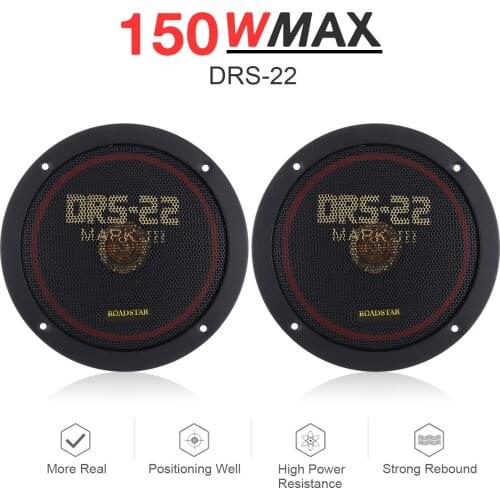 2pcs 6.5 Inch 1500W Car Coaxial Speaker Auto Music Stereo Full Range Frequency Hifi Speaker Loudspeaker Non-destructive For Car