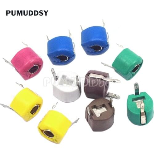20PCS JML06-1 6mm 5PF 10PF 20PF 30PF 40PF 50PF 60PF 70PF 120PF Trimmer Adjustable Capacitor 5P 10P 20P 30P 40P 50P 60P 70P 120P