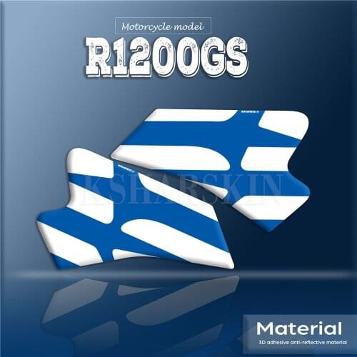 3D Gel Motorcycle Burning Front Fairing Sticker Protector Side Fuel Tank Sticker for BMW R1200GS r1200 gs Adventure 2017-2018