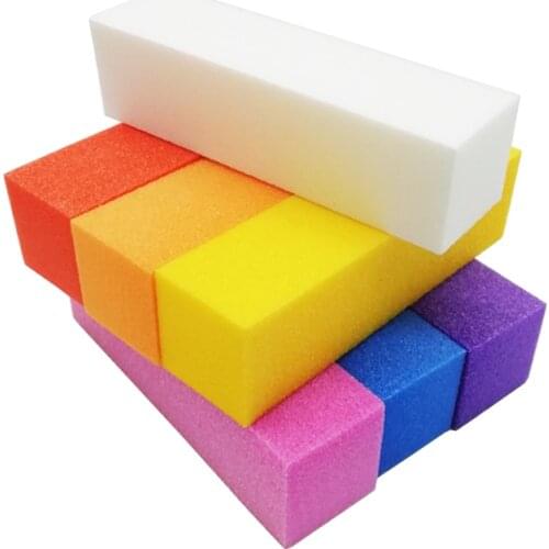 5 Colors Available Nail Art Buffers Sanding Block Buffing Grinding Polishing Tools for Nail Pedicure Beauty