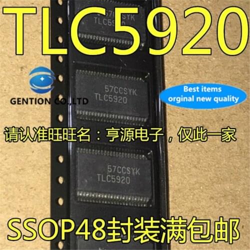 5Pcs TLC5920 TLC5920DLR LED Lighting driver chip SSOP-48 in stock 100% new and original