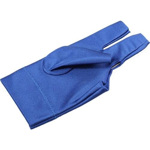 Three Fingers Billiard Gloves Snooker Glove Blue Billiard Accessories China 2016