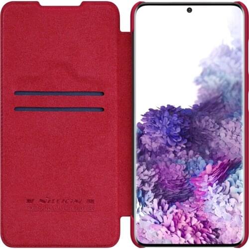 Case for Samsung Galaxy S21 Plus NILLKIN Qin Series PU Leather Flip Cover Case for Samsung Galaxy S21 S21+ Ultra