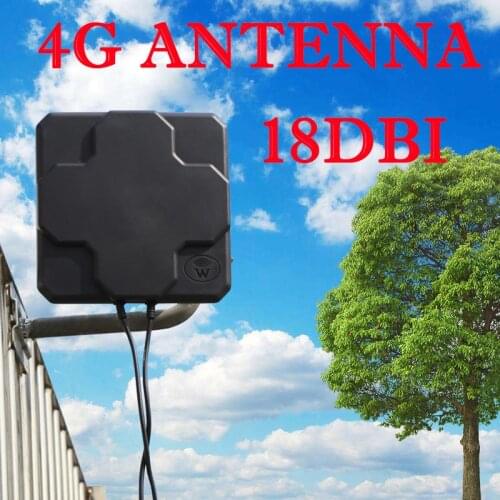 4G LTE Antenna N Male Outdoor Panel High Gain 18dbi 698-2690MHz 4G Aerial Directional mimo External Antenne For Wireless Router