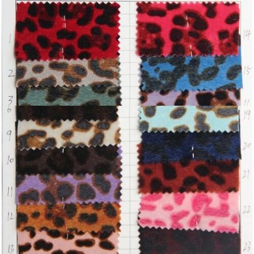 Artificial leather Factory wholesale new quality luggage bags leather horse hair Leopard