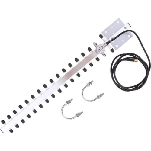 FULL-2.4Ghz Wifi Antenna 25Dbi Rp Sma Outdoor Wireless Yagi Antenna Directional Booster Amplifier Modem Cable