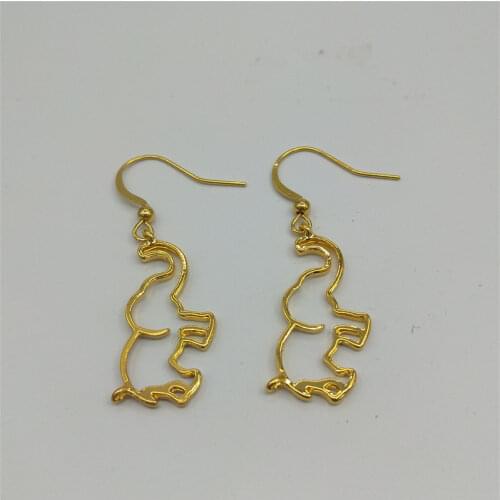 Женские золотые серьги GMQZMX China At AliExpress