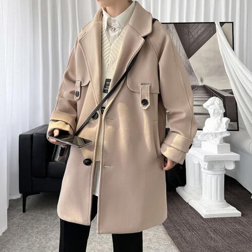 Мужские длинные тренчи INXYZ China At AliExpress