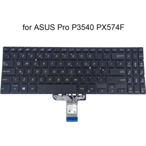 UK laptop keyboard for ASUS Pro P3540 P3540FA P3540F PX574F PX574FA PX574FB GB British replacement keyboards New 0KNX0-5120UK00