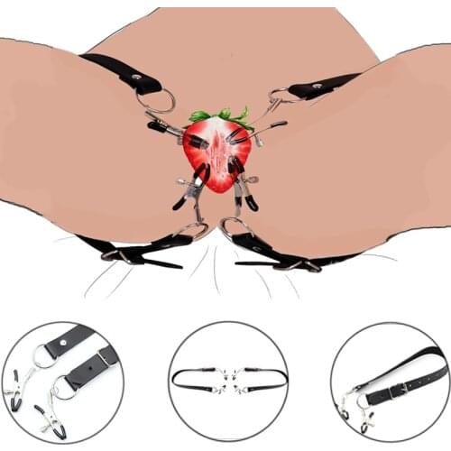 Labia Clip Clitoris Clamps BDSM Bondage Slut Adult Clitoris Stimulator Teasing G-spot Massage Sex Toys For Women Games