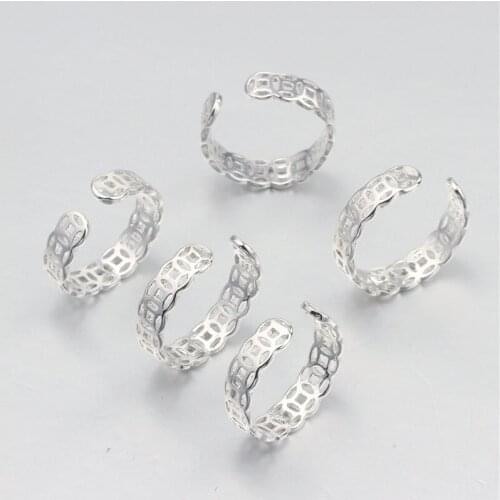 Open Adjustalbe Foot Toe Knuckle Rings Set Summer Vacation Beach Jewellery for Women Girls Wholesale Finger Ring Gift 5pcs