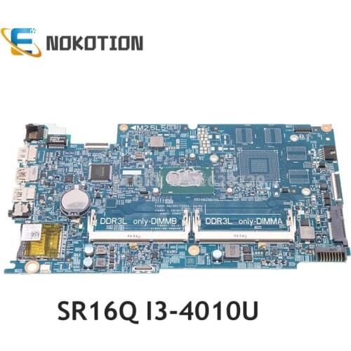 NOKOTION for DELL Inspiron 15 7537 laptop motherboard SR16Q I3-4010U DDR3L CN-0T06GG 0T06GG T06GG DOH50 MB 12311-2 KJ7NX