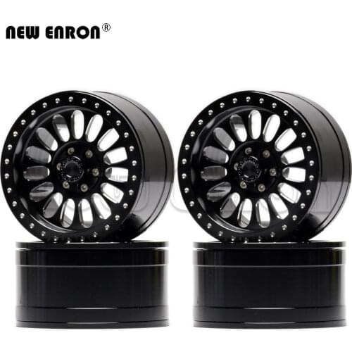 NEW ENRON 2.2" 15 Hole Alloy 63*51*35 Beadlock Wheels Hub Rim for 1:10 RC Crawler Axial SCX10 SCX10 II 90045 RR10 TRX-4 Traxxas
