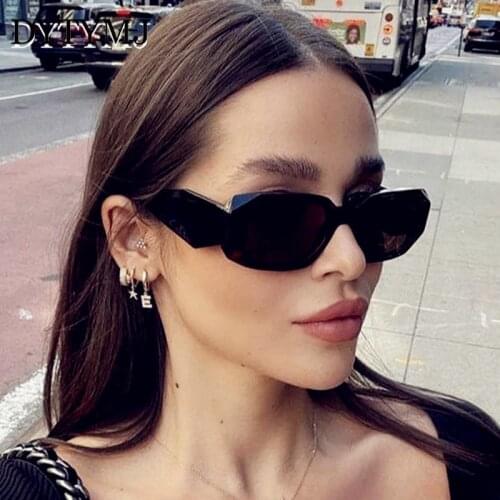 DYTYMJ 2021 Luxury Square Sunglasses Women Brand Designer Glasses for Women/Men Vintage Eyewear Women Mirror Gafas De Sol Mujer