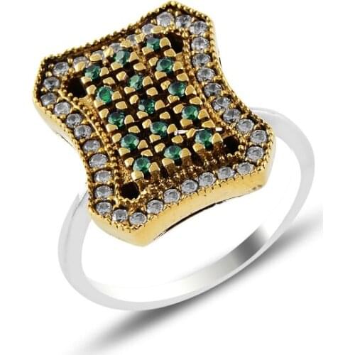 Silver 925 Sterling Zircon Cubic Zirconia Authentic Ring