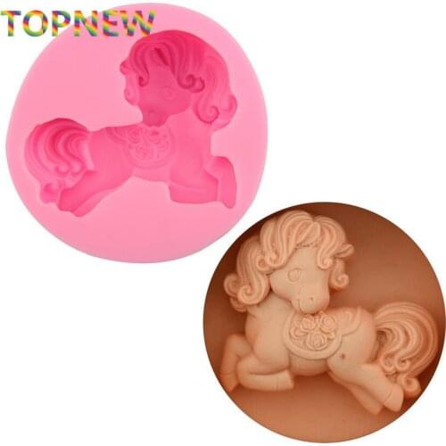 Stereo Pony fondant liquid silicone mold silicone mold clay Handmade cloth 2982