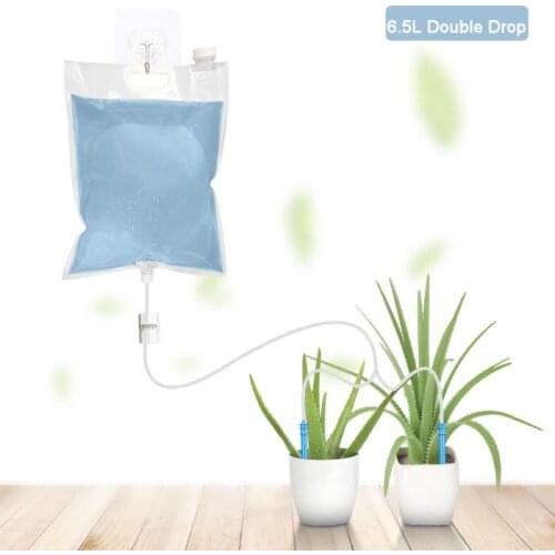 6.5L Double/single Drop Automatic Watering System Adjustable Control Valve Switch Household Plant Flower Automatic Waterer Tools