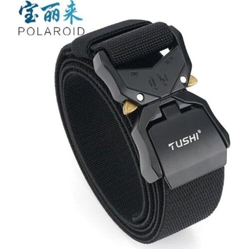 Tactical Belt 125x3.8 Nylon Outdoor Sports Belt Emergency Rescue Military Adjustable Belt with Metal Buckle Hunting Accessories