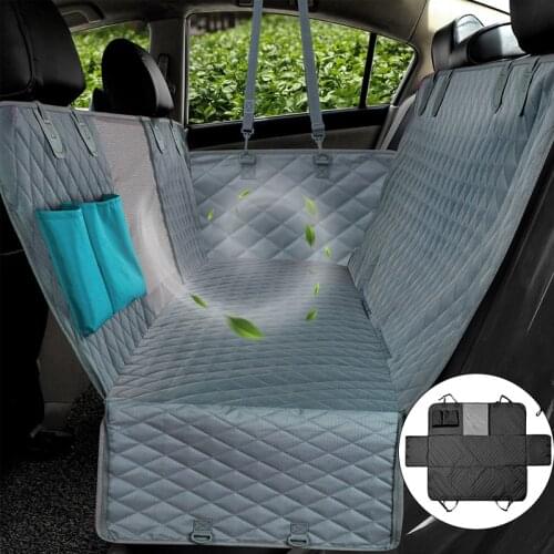 Prodigen Dog Car Seat Cover Waterproof Pet Transport Dog Carrier Car Backseat Protector Mat Car Hammock For Small Large Dogs