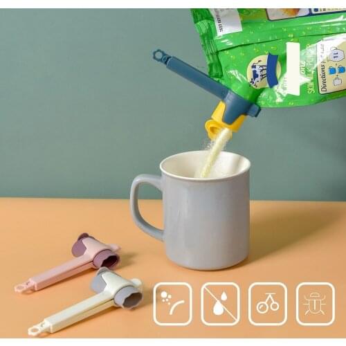 Food Sealing Clip Snack Seal Clip Fresh Keeping Sealer Pour Food Clamp Moisture-proof Kitchen Gadgets Seal Storage Bag Clip