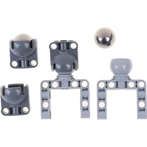 1Pcs 18 mm 99948+92911 Parts PART 92910 Technic Steering Ball Joint Large Open with C-Shape Pivot Frame 99948 Technic Steel Ball