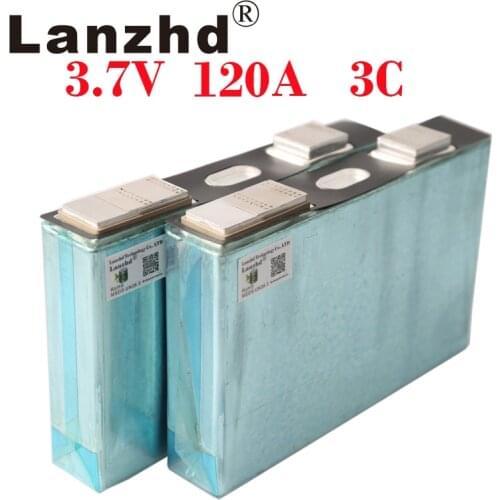 2-20PCS 3.7V 120A 40Ah 3C battery lithium Single aluminum shell DIY Batteries for Electric car RV Solar Energy storage system