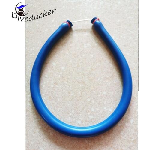 3*16mm 60cm speargun rubber band sling Latex tube for Spearfishing gun accessory Blue red with wishbones spearfishing equipment
