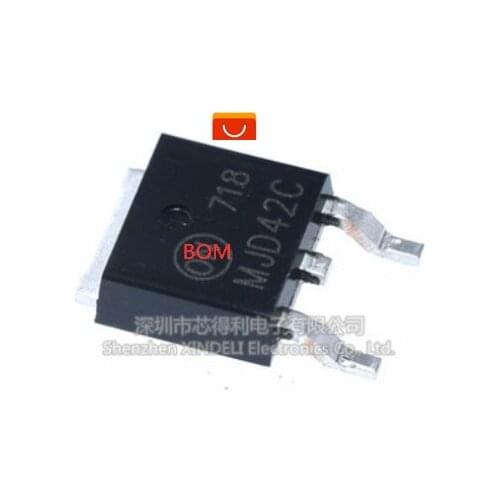 10pcs/lot TIP42C TO252 SOT252 J42CG MJD42CT4G MJD42C In Stock