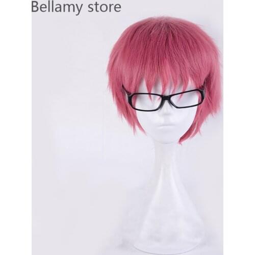 Anime Seraph of the end Shiho Kimizuki Short Pink Heat Resistant Cosplay Costume hairwear Wig+Wig Cap