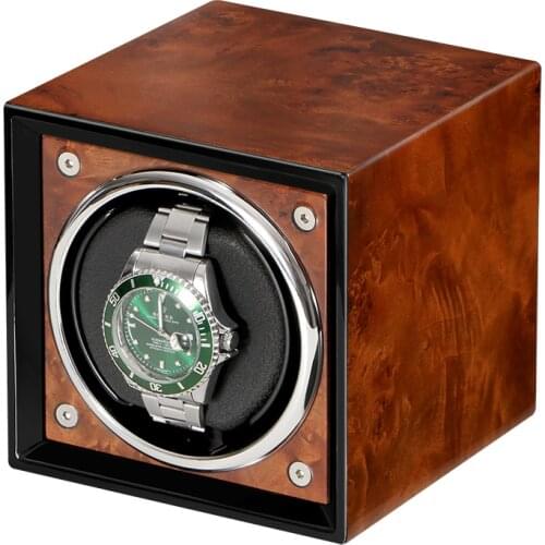 Watch Winder Box Accessories Display Mechanical Single Rotating watch uhrenbeweger for men Automatic watch