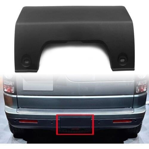 Car Rear Bumper Towing Eye Hook Cover Trim with Clips For Land Rover LR3 LR4 Discovery 3/4 DPO500011PCL Black ABS Plastic