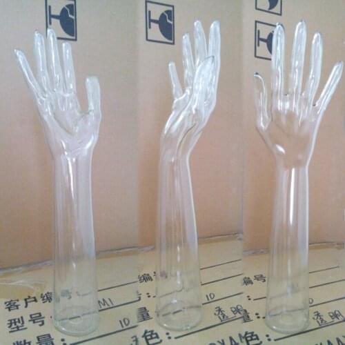 Free Shipping!! Best Quality Clear Hand Mannequin Transparent Mannequin Hand Hot Sale