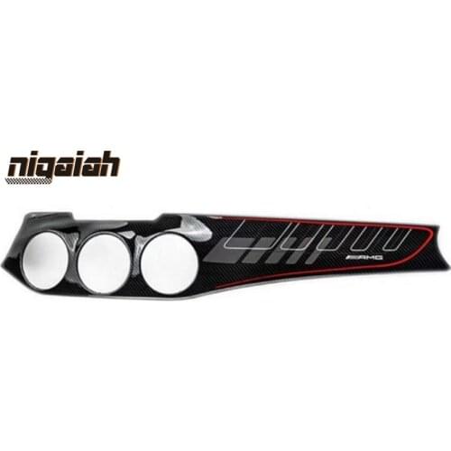 Real Glossy Carbon Fiber Panel patch Protection Trim Sticker Car Accessories Decoration For Mercedes Benz GLA X156 X166