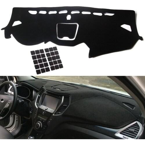 For Hyundai Santa Fe IX45 2013-2018 Car Dashmat Dash Cover Dashboard Mat Avoid Light Mat