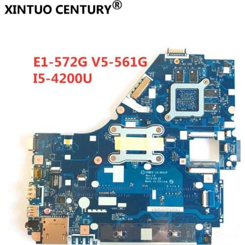 E1-572G mainboard For Acer E1-572 V5-561G Motherboard V5WE2 LA-9531P I5-4200 CPU HD8670M GPU Test work 100% original
