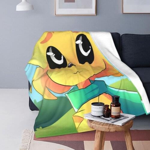 Mikecrack Blankets Coral Fleece Plush Summer Manga Game Multi-function Lightweight Throw Blanket for Bed Outdoor Bedspread