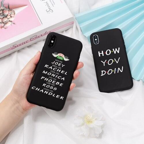 Friends tv show Case for iPhone 12 Mini 11 Pro X XS Max XR 8 7 6 6s Plus Soft Silicone Protective Cover