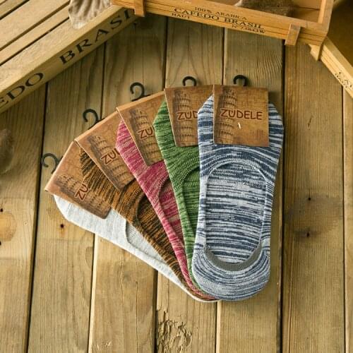 2017 new arrival 10 pieces= 5 pairs of The new Japanese harajuku national wind summer cotton invisible socks lovers leg warmers