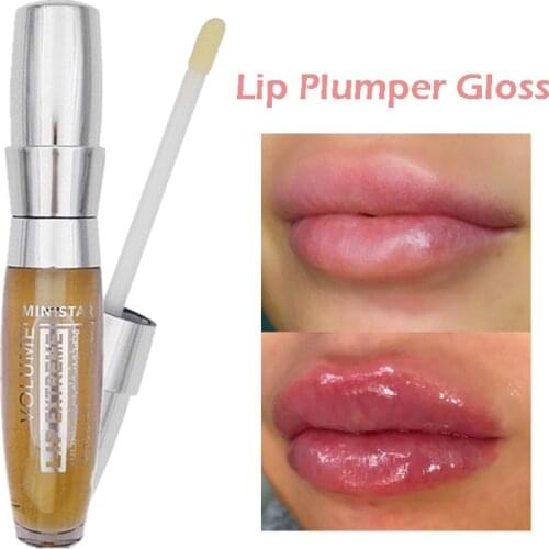 Transparent Lip Plumper Gloss Moisturizing Reduce Fine Lines Care Lip Oil 3D Sexy Lips Plumping Essence Makeup Cosmetics