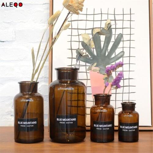 Chic Minimalist Glass Storage Jars Scandinavian Elegance Desk Storage Bottle Organizer Coffee Tea Flower Container Decor