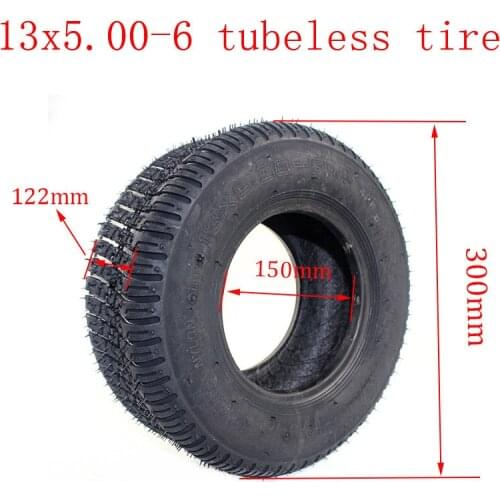 High quality Electric scooter 13 inch Road tire 13x5.00-6 tubeless tyre 13*5.00-6 tuibeless tire