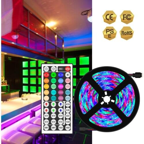 New Led Light Bar Usb Infrared Control 2835rgb Home Decoration Color Changing Light Bar 5m 10m 15m Lamp With Lighting Decoration